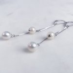 Pearls ezüst fülbevaló