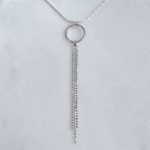 Ezüst kígyólánc medállal
